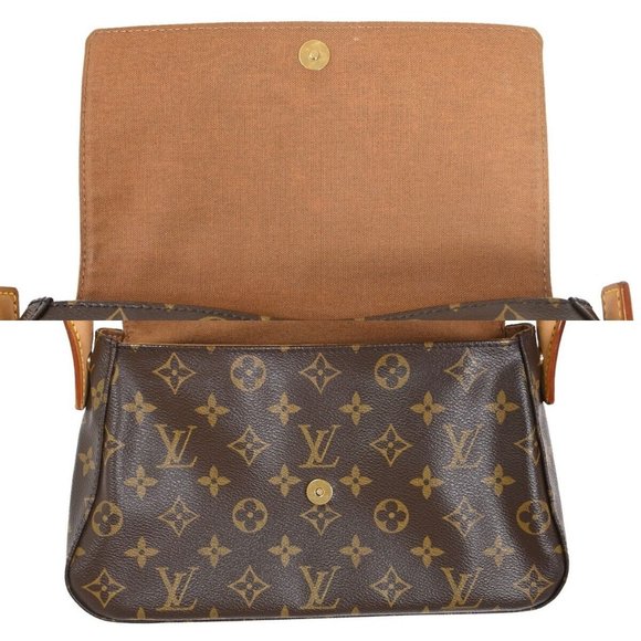 LOUIS VUITTON Mini Looping Hand Bag Monogram Leather Brown France - Picture 8 of 15